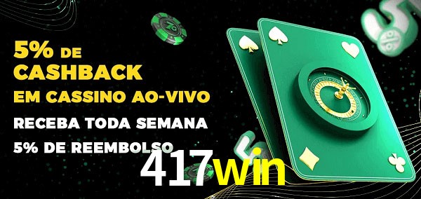 Promoções do cassino ao Vivo 417win